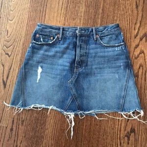 Grlfrnd Eva Denim Skirt